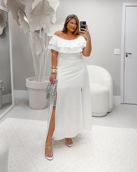 VESTIDO CIGANINHA KAREN - BRANCO