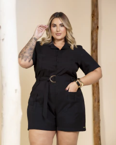 MACAQUINHO CARGO COM CINTO - PRETO - loja online