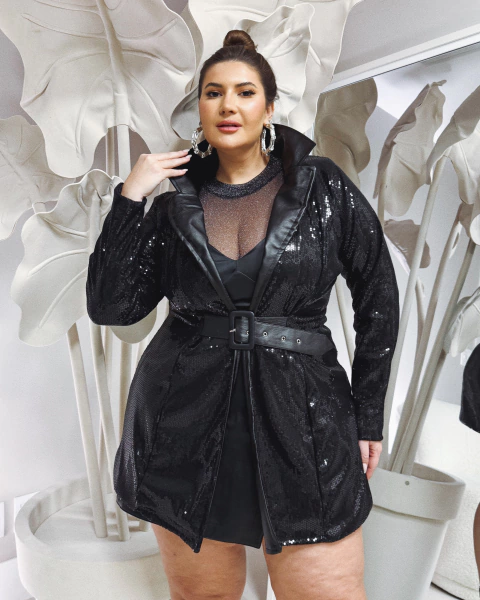 BLAZER PAETE COM CORINO PAOLA - PRETO