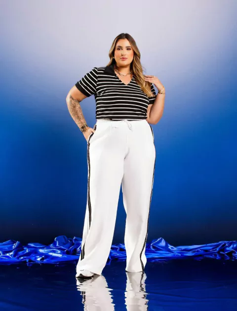 CALÇA PANTALONA TAFNE - BRANCO