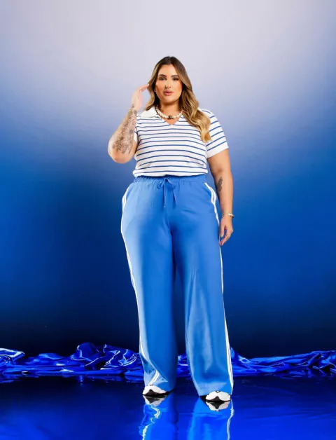 CALÇA PANTALONA TAFNE - AZUL