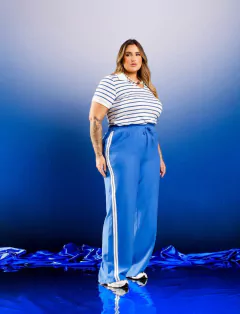 CALÇA PANTALONA TAFNE - AZUL na internet