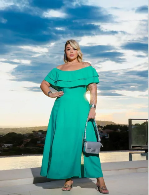 VESTIDO CIGANINHA KAREN - VERDE