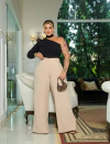 CALÇA PANTALONA AIR FLOW BRUNA - BEGE - comprar online