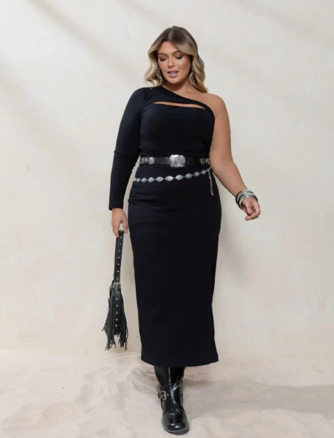 CONJUNTO CANELADO VICTORIA - PRETO - comprar online