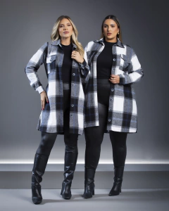 CALÇA EM CIRRE EMILY - PRETO - D' VINA PLUS SIZE