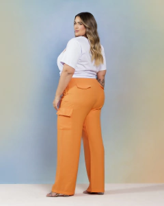 CALÇA CARGO LUCILENE - LARANJA na internet