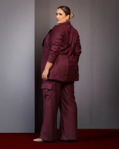 BLAZER ALFAIATARIA EDUARDA - ROXO - loja online