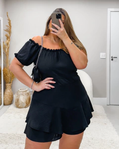 MACAQUINHO FLUIDO EVELYN - PRETO