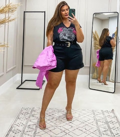 SHORTS FEMININO EVA - PRETO