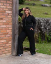 TRIJUNTO (JAQUETA + REGATA + CALÇA) GISLENE - PRETO - PRÉ VENDA 23/05 - comprar online