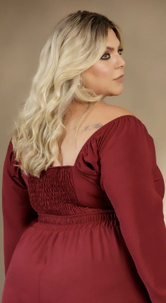 CONJUNTO (CROPPED + CALÇA) AIR FLOW ANDRESSA - VERMELHO - comprar online