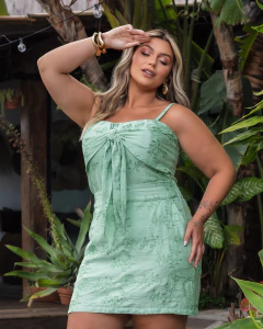 CONJUNTO LUMIERE BORDADO - VERDE - loja online