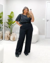 CONJUNTO (BLUSA + CALÇA) VISCOLINHO VICKY - PRETO