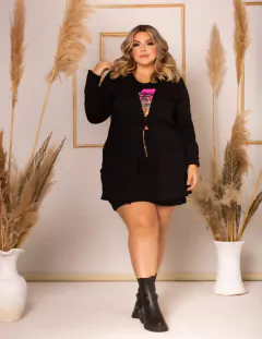 BLAZER MOLETINHO DEBORA - PRETO na internet