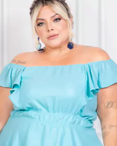 MACAQUINHO AIR FLOW SHINE ANGELINA - AZUL na internet