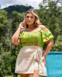 SHORTS SAIA TAINARA - BEGE