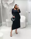 VESTIDO MIDI MAGALI - PRETO