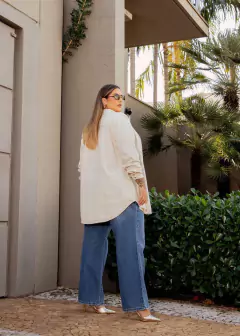 CALÇA JEANS WIDE LEG MIKAELA - comprar online