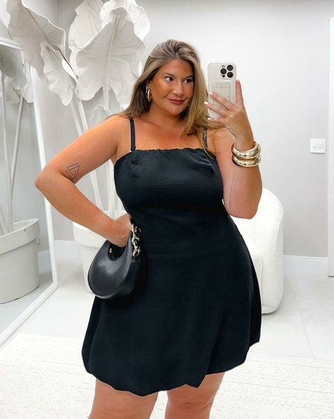 VESTIDO BALONÊ MERLY - PRETO