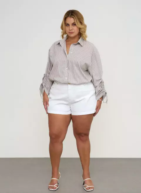 SHORTS JEANS JOSIANE - BRANCO