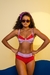 BIQUÍNI MAYSA ( REF.2205125) - VERMELHO/LILÁS