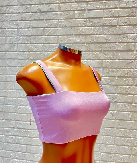 CROPPED TATA DUPLA FACE (REF. 2205137) - LILÁS
