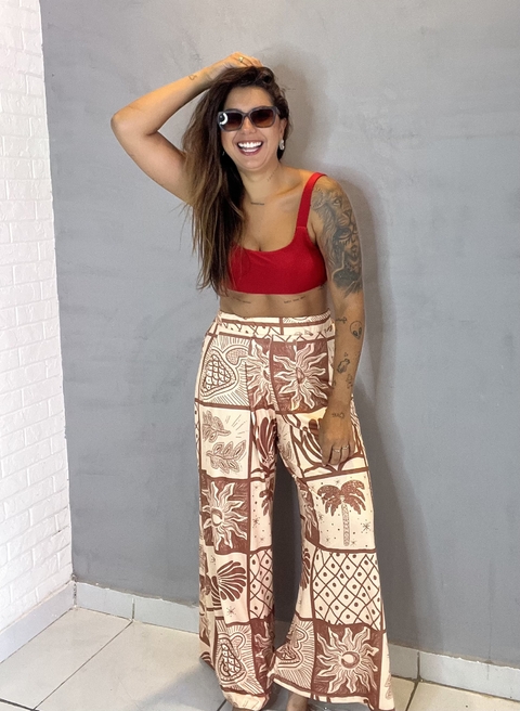 CALÇA NATACHA (REF. 2504017) - ESTAMPA ALMA SOLAR - comprar online