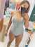 MAIÔ/BODY MAYRLLE (REF. 2102092) - CINZA