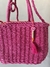 BOLSA DE PALHA - ROSA - DRESS BEACH