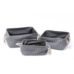 Pack x3 Cestas De Tela Modelo 3