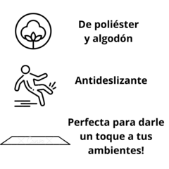 Alfombra Antideslizante Baño 40x60cm - comprar online
