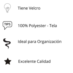 Organizador Rectangular Calado Tela en internet