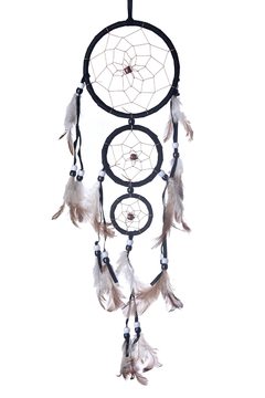 Atrapasueños Llamador Plumas Artesanal Hindu - Masal.BA