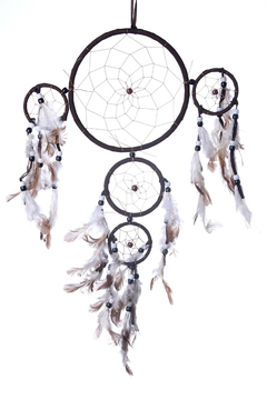 Atrapasueños Plumas Llamador Artesanal Grande en internet