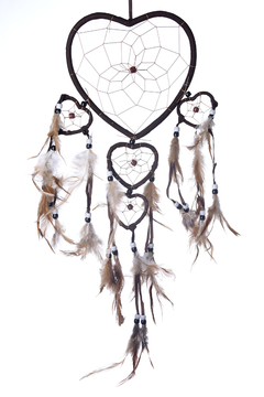 Atrapasueños Plumas Llamador Artesanal Grande