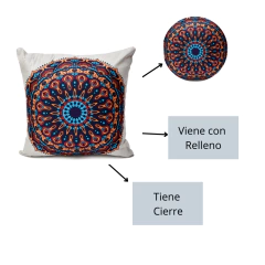Funda para Almohadón Estampada 45 x 45 cm - comprar online