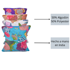 Funda Almohadón Hindú Bordados - Masal.BA