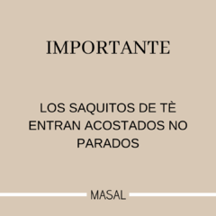 Caja de te 3 Compartimientos - Masal.BA