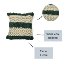 Funda De Almohadón De Piel Varios Colores Super Suave 40x40 - Masal.BA