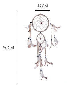 Atrapasueños Llamador Plumas Artesanal Hindu - comprar online