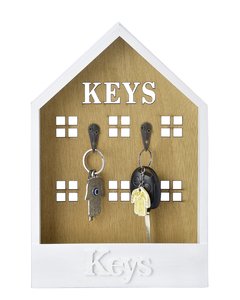 Porta Llaves Madera Casa - comprar online