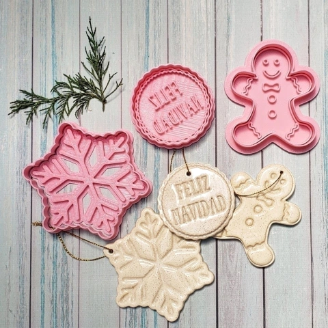 PACK DE 3 CORTANTES NAVIDAD No. 1