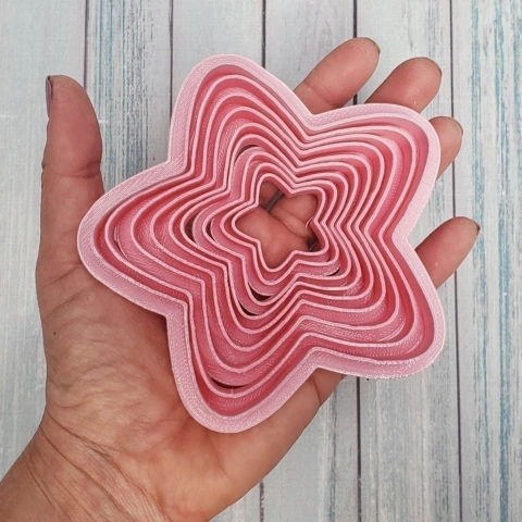 PACK CORTANTES ESTRELLAS x 9