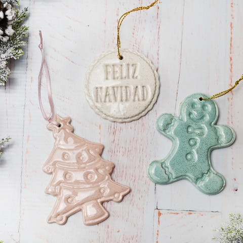PACK DE 6 COLGANTES NAVIDEÑOS
