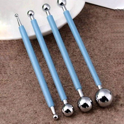 PACK BOLILLOS METALICOS X 4