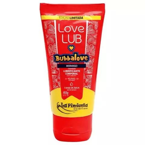 Lubrificante Bubbalove morango