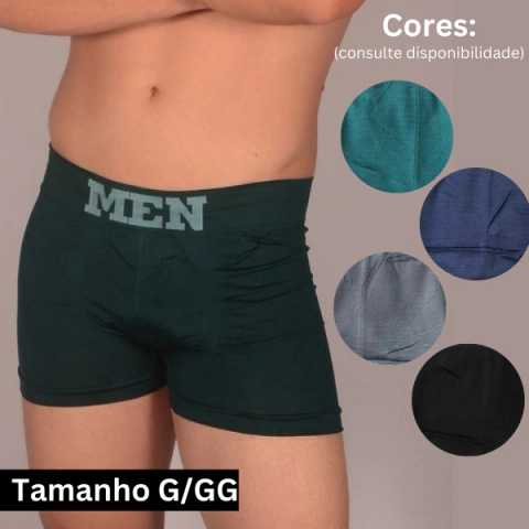Cueca boxer sem costura tam G/GG