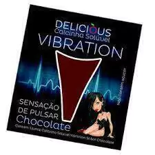 Calcinha comestivel vibration chocolate