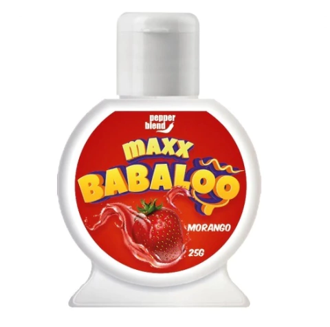 Maxx babaloo morango gel comestivel